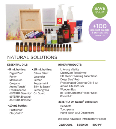 DoTerra Kit for dogs and people